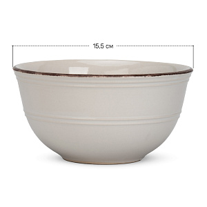 Набор столовой посуды 12 предметов молочный с окантовкой керамика Набор столовой посуды 12 предметов молочный с окантовкой керамика 000000000001221521