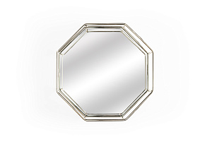 Поднос 25см восьмиугольный серебро 000000000001216381