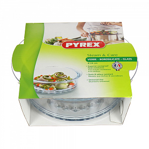 Корзина для готовки на пару Pyrex, 24 см, стекло 000000000001142260