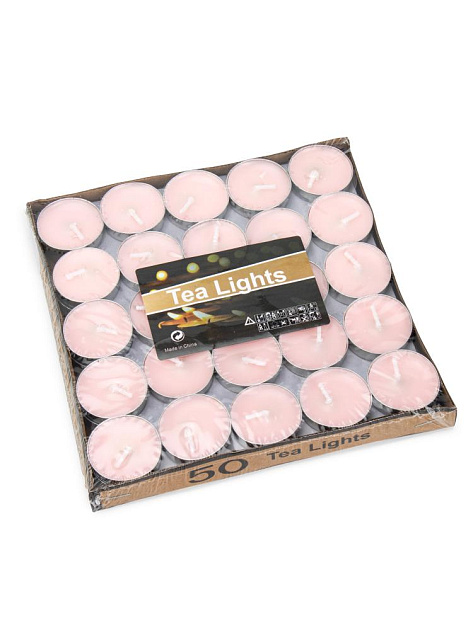 Набор свечей чайных 50шт 000000000001216434