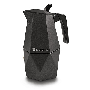 Кофеварка гейзерная POLARIS Kontur-4C 4 чашки литой алюминий 015182 000000000001202716