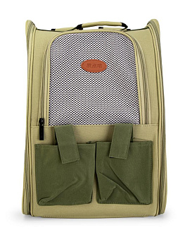 Переноска-рюкзак сетка с карманами для животных 42х30х28см микс полиэстер 000000000001229100