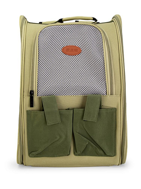 Переноска-рюкзак сетка с карманами для животных 42х30х28см микс полиэстер 000000000001229100