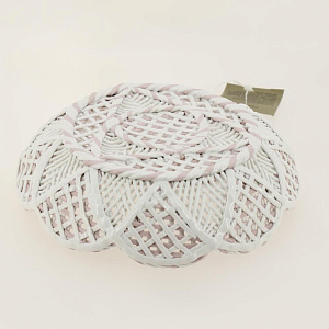 Блюдо круглое ажурное с рельефный краем КРУЖЕВА JF-250573 000000000001163484