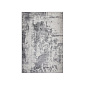 Ковер универсальный 60х90см LUCKY СОСТАРЕННЫЙ серо-белый хрустальный бархат