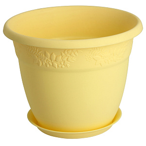 Кашпо Рябина Д130 мм 0,8л с поддоном 000000000001016535