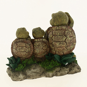 Декоративная фигура 20,5x8,8x16,5см ФЕНИКС-ПРЕЗЕНТ Черепашки полирезина 000000000001186511