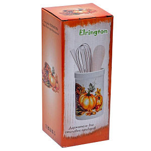 Набор кухонных принадлежностей 5шт (ложка,вилка,лопатка,венчик) ELRINGTON ТЫКВА ПУ керамика 000000000001206069