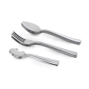 Набор столовых приборов 18 предметов KRAMET Модерн-2 (ложки: столовая-6шт, чайная-6шт, вилка-6шт) нержавеющая сталь 000000000001214801