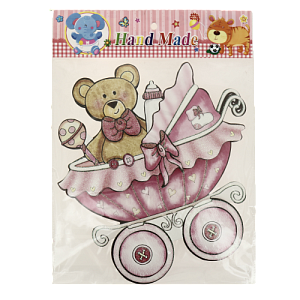 Наклейка самокл декор  из бумаги, на клеевой основе (35,5*25 см) арт.31820 000000000001183520