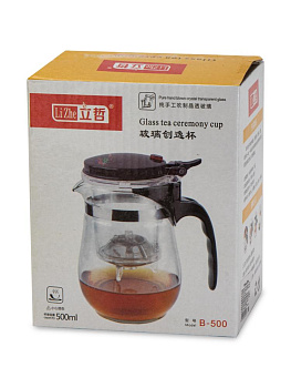 Чайник 500мл стекло 000000000001230054