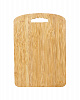 Доска разделочная 34х24х1см BRAVO с вырезанной ручкой бамбук