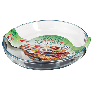 Лоток для запекания 28см Васильевское стекло 000000000001115743