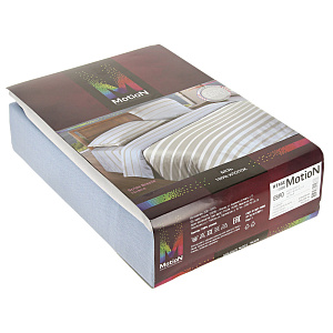 Комплект постельного белья Wenge Stripe Breeze, евро, бязь 000000000001171880