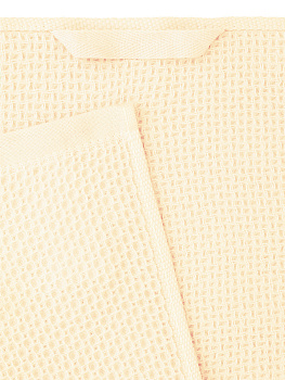 Полотенце кухонное 40x60см DE'NASTIA Вафля однотонный желтый хлопок 000000000001213586