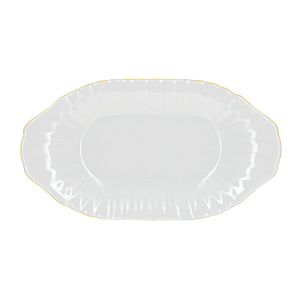 Овальное блюдо Золотая отводка Porcelaine Czech Gold Hands, 20 см 000000000001136239