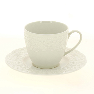 IREM  Чайная пара, чашка 200мл недекорированная, костяной фарфор BNIRM02CT00 000000000001189488