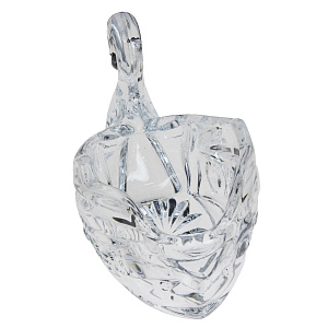 Икорница Лебедь Кристалл Agness, 11х7х8.5 см 000000000001158001