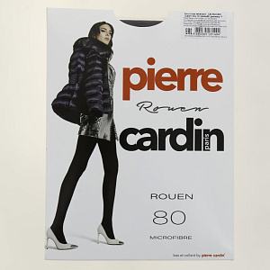 Колготки женские 80ден синий4 PIERRE CARDIN Руан матовые с хлопчатобумажной ластовицей и плоскими швами 78%полиамид 20%эластомер 2%хлопок 000000000001201617