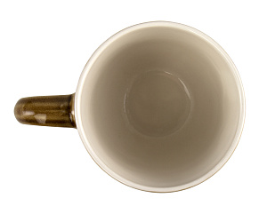 Кружка 440мл с тиснением в ассортименте глазурованная керамика 000000000001217567