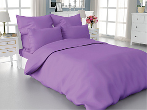 Пододеяльник DE'NASTIA твилл 210х225см сирень 100%Хлопок C010688 000000000001178327