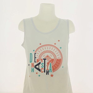 Майка для девочки DE'NASTIA трикотаж 146 (10-11лет) белый 100%Хлопок I000021 000000000001178165