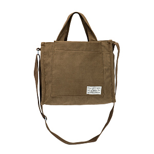 Сумка женская 26x23x10см бежевый вельвет/полиэстер 000000000001221748