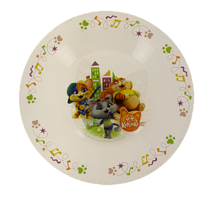 Тарелка 19,5см ND PLAY 44 Котенка матовая стекло 000000000001193222