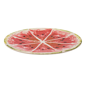 Тарелка обеденная 26см LUCKY Арбуз керамика 000000000001208767