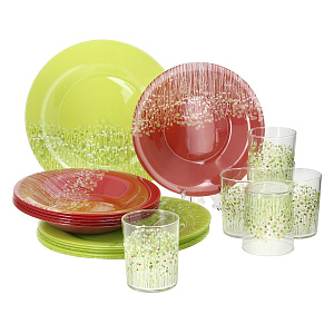 ПОЛЕ ЦВЕТОВ Набор столово посуды 18 предметов H8932 000000000001104790