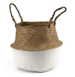 Кашпо-корзина плетеная 25см 000000000001216403