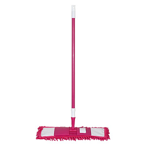 Швабра для пола 120см Dora c телескопической ручкой, металл с насадкой 43х12см густой шенилл 2002-002 000000000001204986