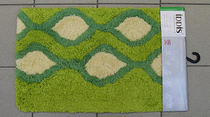 Коврик для ванной комнаты, 50*80 см, акрил, Curved Lines, green, IDDIS, 402A580I12 000000000001161393