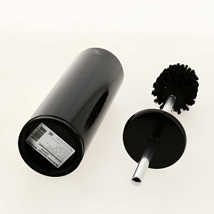 Ёрш для унитаза из нержавеющей стали чёрный корпус чёрная вставка PRIMANOVA M-E42-06-06 000000000001201708