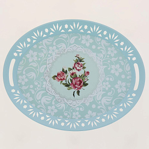 Поднос SUN PLASTIK овальный пластик 000000000001188643