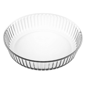Форма для выпечки 26см PYREX круглая высокий гофро-борт стекло 000000000001011099