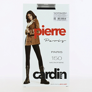 Колготки женские 150ден синий3 PIERRE CARDIN Париж матовые с хлопчатобумажной ластовицей и плоскими швами 74%полиамид 24%эластомер 2%хлопок 000000000001201620