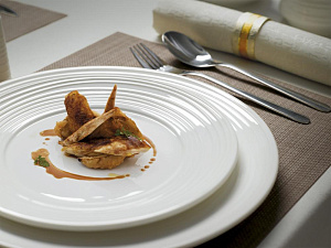 Тарелка глубокая для пасты 23см TUDOR ENGLAND Royal Circle фарфор TU2305-1 000000000001194501