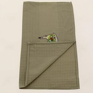 Набор полотенец 47*60/50*56, 2шт.100%хл. ваф с вышивкой ДТ, 91260 000000000001188794