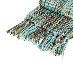 Вязаный плед с кистями Picasso Mona Liza, 140?180 см, акрил 000000000001130017