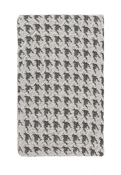 Чехол на стул 40x40x45см LUCKY Гусиные лапки белый/серый полиэстер 000000000001216956