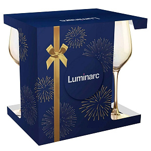 ЗОЛОТИСТЫЙ ХАМЕЛЕОН Набор бокалов для вина 6шт 270мл LUMINARC стекло 000000000001181126