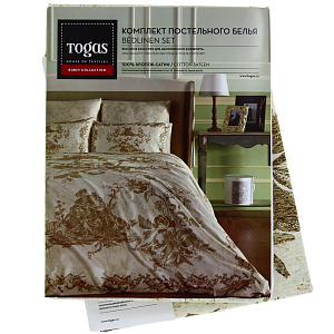 Комплект постельного белья Лион Togas, семейный, 2 наволочки 50х70 см 000000000001087627