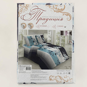 Комплект постельного белья Традиция, 2 спальное, бязь 000000000001028120