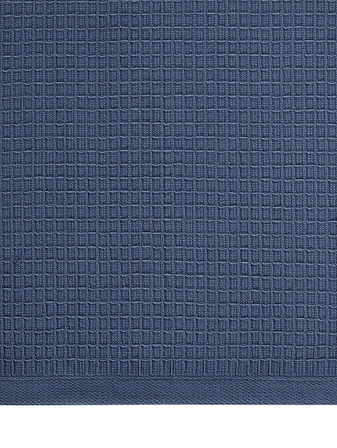 Полотенце кухонное DeNASTIA вафля/махра 470gsm 35x75, хлопок, темно-синий D100417 000000000001227646