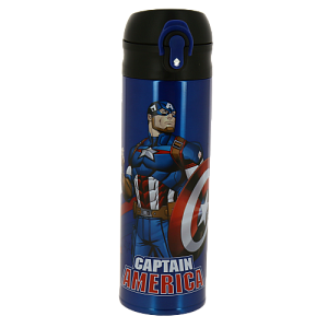 Термокружка 500мл MOULIN VILLA Captain America синий нержавеющая сталь 000000000001195831