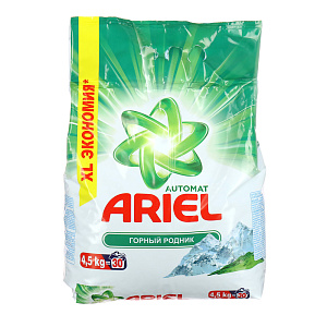 Стиральный порошок Автомат Горный родник Ariel P&G, 4.5кг 000000000001021946
