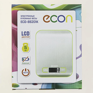 Весы кухонные, электронные, CD дисплей, Автоматическая установка нуля, отключение, индикация разряда батареи, Максимальный вес 5 кг, 000000000001192669