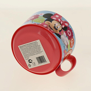 Кружка пластиковая 450мл для СВЧ Минни Маус Цветы Stor 274725/14527 000000000001193653