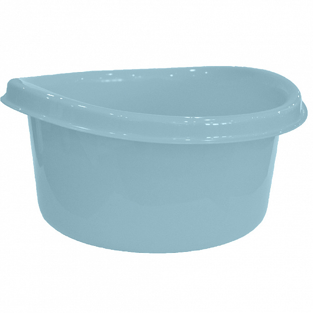 Таз круглый 12л Ориджинал бежевый/белый/небесный для мойки,стирки,хранения и других нужд устойчив к царапинам Svip Пластик SV3939 000000000001198202